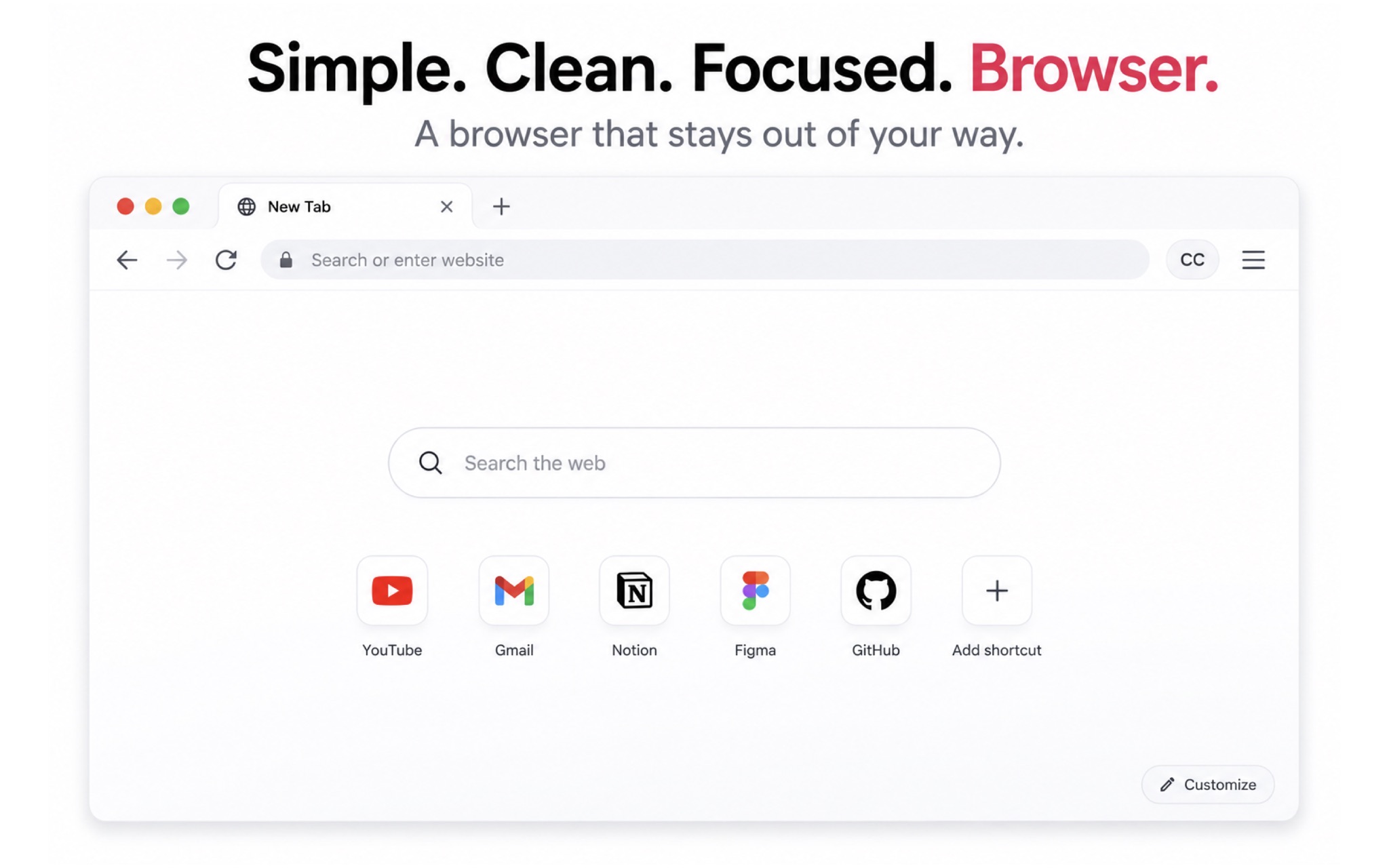 KenjaBrowser's caption toolbar with language pills, Bilingual mode, style and CC controls